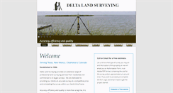 Desktop Screenshot of deltalandsurveying.net