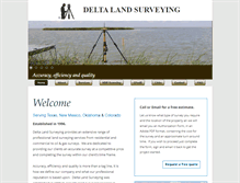Tablet Screenshot of deltalandsurveying.net